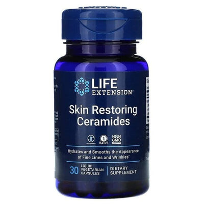 Life Extension Health and Wellbeing Skin Restoring Ceramides - 30 liquid vcaps