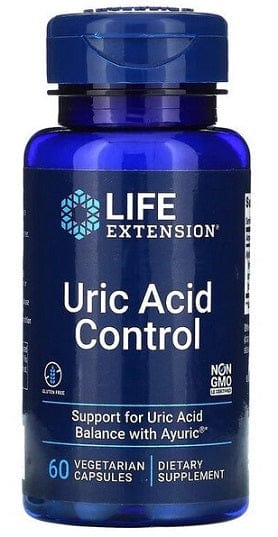 Life Extension Health and Wellbeing Uric Acid Control - 60 vcaps