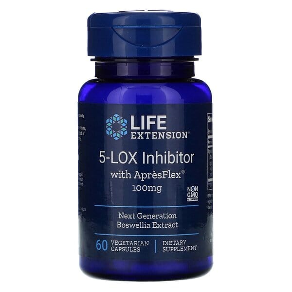 Life Extension Joint Support 5-LOX Inhibitor with ApresFlex, 100mg - 60 vcaps