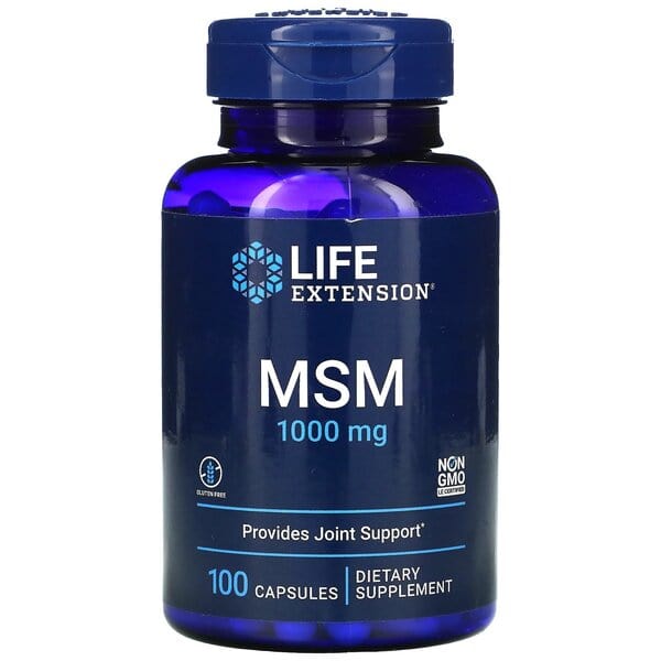 Life Extension Joint Support MSM, 1000mg - 100 caps