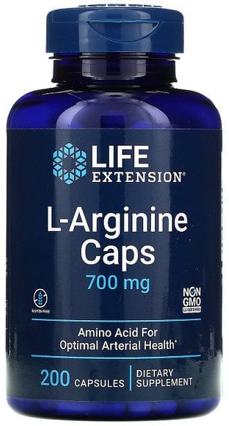 Life Extension L-Arginine Caps, 700mg - 200 caps