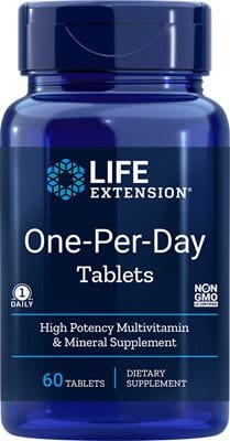 Life Extension One-Per-Day Tablets - 60 tabs