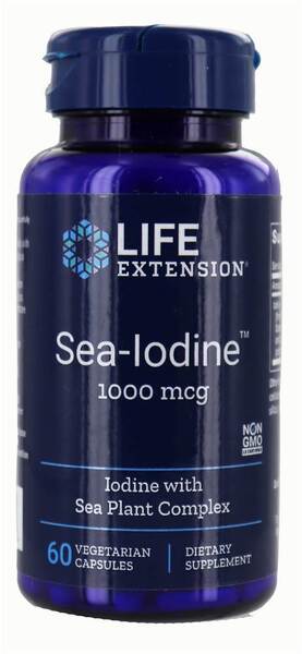 Life Extension Sea Iodine, 1000mcg - 60 vcaps