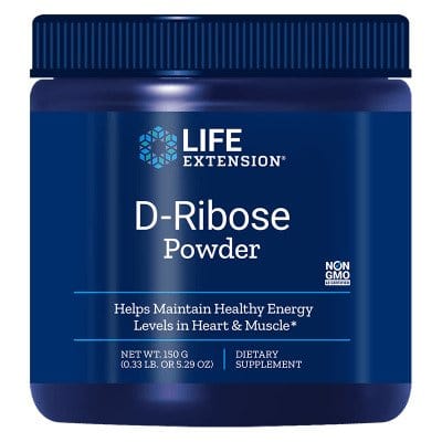 Life Extension Supplements D-Ribose Powder - 150 grams