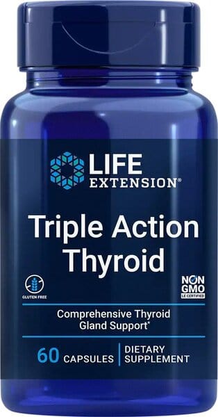Life Extension Triple Action Thyroid - 60 caps