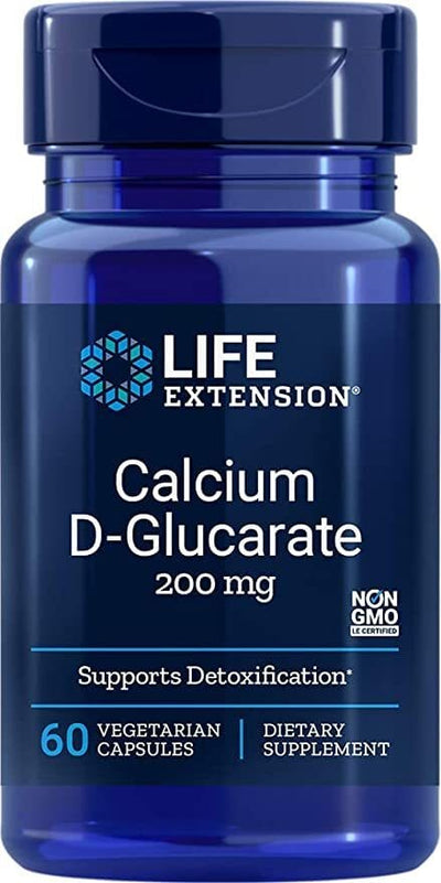 Life Extension Vitamins & Minerals Calcium D-Glucarate, 200mg - 60 vcaps
