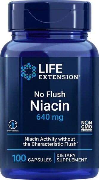 Life Extension Vitamins & Minerals No Flush Niacin - 100 caps