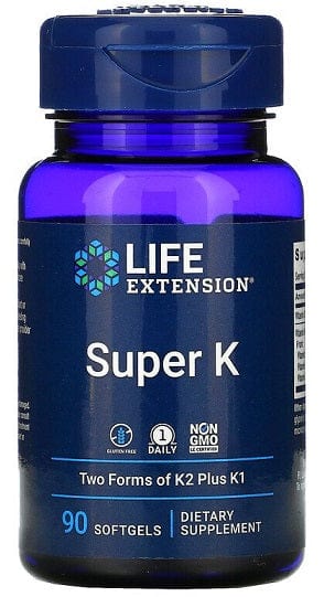 Life Extension Vitamins & Minerals Super K - 90 softgels