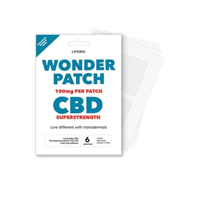 Lifebio CBD Products Lifebio 600mg CBD Superstrength Wonderpatch - 6 Patches
