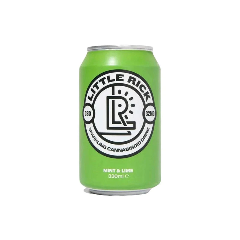 Little Rick CBD Products Little Rick 32mg CBD Sparkling 330ml Mint & Lime x 24