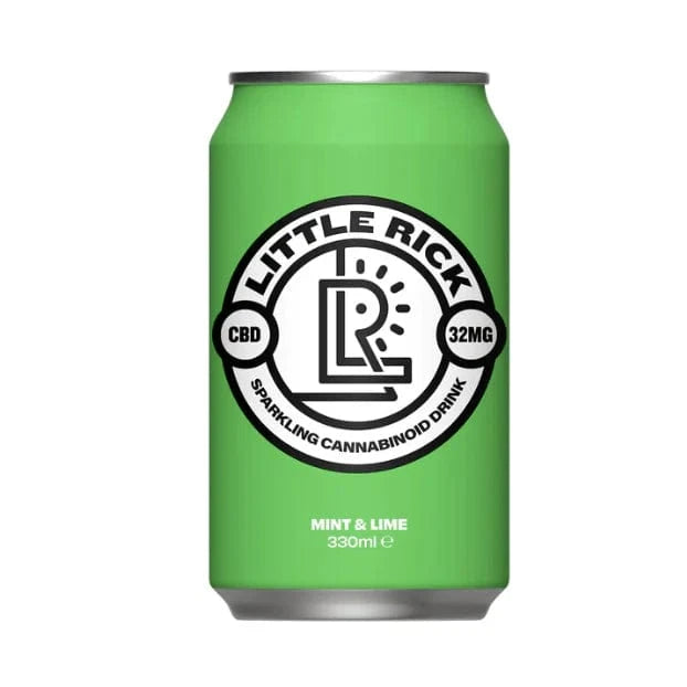 Little Rick CBD Products Little Rick 32mg CBD Sparkling Mint & Lime 330ml x 24 (BUY 1 GET 1 FREE)
