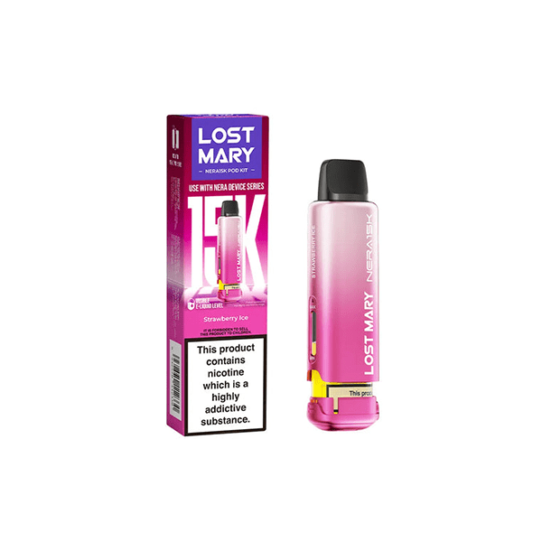 Lost Mary Vaping Products 20mg Lost Mary Nera 15k Prefilled Pod 15000 Puffs
