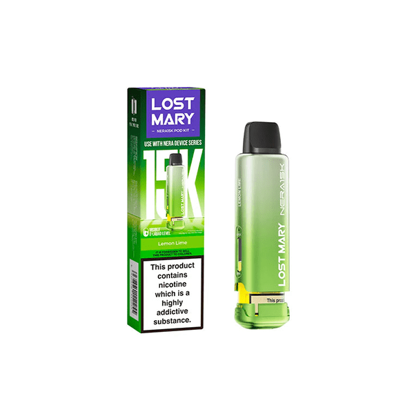 Lost Mary Vaping Products 20mg Lost Mary Nera 15k Prefilled Pod 15000 Puffs