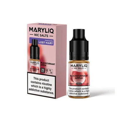 Lost Mary Vaping Products Blackcurrant Apple MARYLIQ 20mg Nic Salt By Lost Mary 10ml (50VG/50PG)