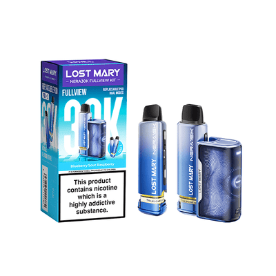 Lost Mary Vaping Products Blueberry Sour Raspberry 20mg LOST MARY Nera 30K Prefilled Pod Vape Kit - 30000 Puffs