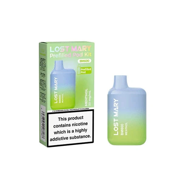 Lost Mary Vaping Products Lost Mary BM600 20mg Prefilled Pod Vape Kit 600 Puffs