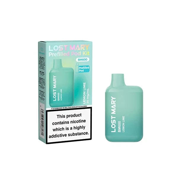 Lost Mary Vaping Products Lost Mary BM600 20mg Prefilled Pod Vape Kit 600 Puffs