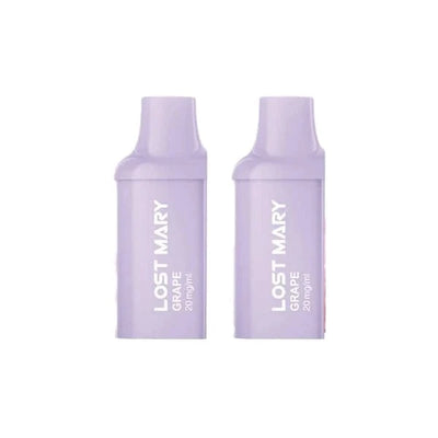 Lost Mary Vaping Products Lost Mary BM600 Prefilled 20mg Replacement Pods 1200 Puffs - 2 Pcs