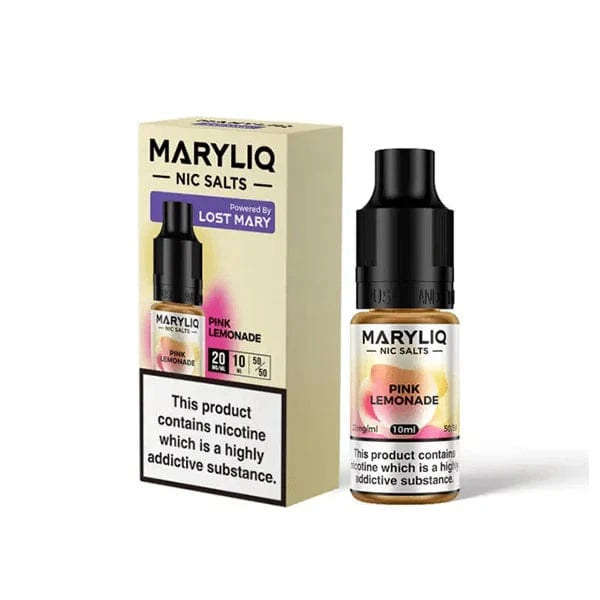 Lost Mary Vaping Products Pink Lemonade MARYLIQ 20mg Nic Salt By Lost Mary 10ml (50VG/50PG)