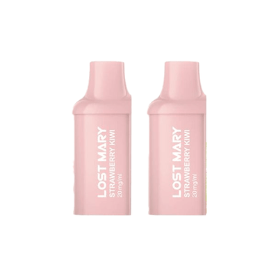 Lost Mary Vaping Products Watermelon Ice 20mg Lost Mary BM600 Prefilled Replacement Pods 1200 Puffs - 2 Pcs