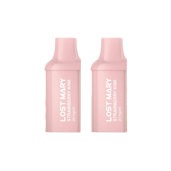 Lost Mary Vaping Products Watermelon Ice 20mg Lost Mary BM600 Prefilled Replacement Pods 1200 Puffs - 2 Pcs
