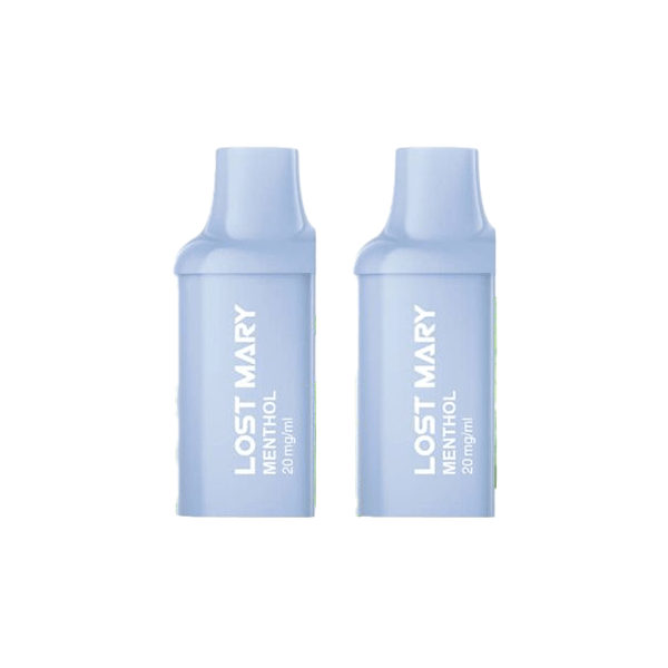 Lost Mary Vaping Products Watermelon Ice 20mg Lost Mary BM600 Prefilled Replacement Pods 1200 Puffs - 2 Pcs