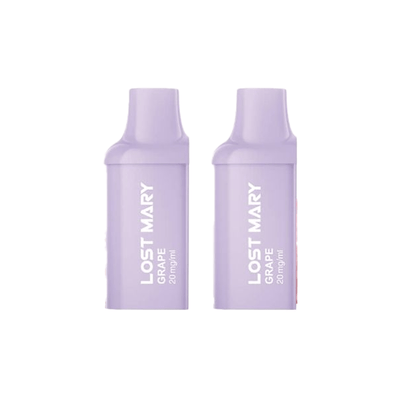 Lost Mary Vaping Products Watermelon Ice 20mg Lost Mary BM600 Prefilled Replacement Pods 1200 Puffs - 2 Pcs