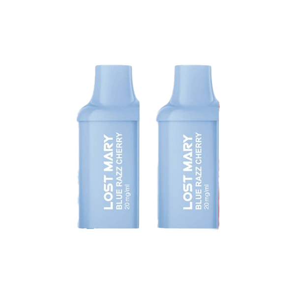 Lost Mary Vaping Products Watermelon Ice 20mg Lost Mary BM600 Prefilled Replacement Pods 1200 Puffs - 2 Pcs
