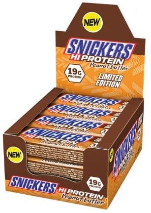 Mars Snickers Hi Protein Bars, Peanut Butter Limited Edition - 12 bars