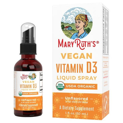 MaryRuth Organics Vegan Vitamin D3 Liquid Spray - 30 ml.