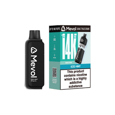 Mevol Vaping Products 20mg Mevol S7000 Prefilled Pod & Refill 14k puffs