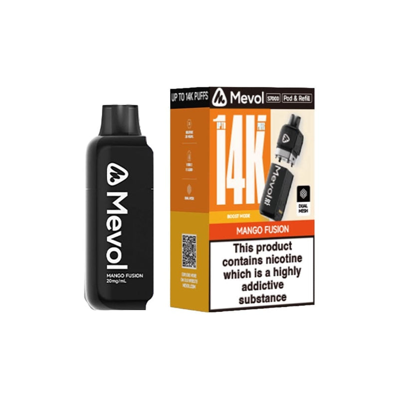 Mevol Vaping Products 20mg Mevol S7000 Prefilled Pod & Refill 14k puffs