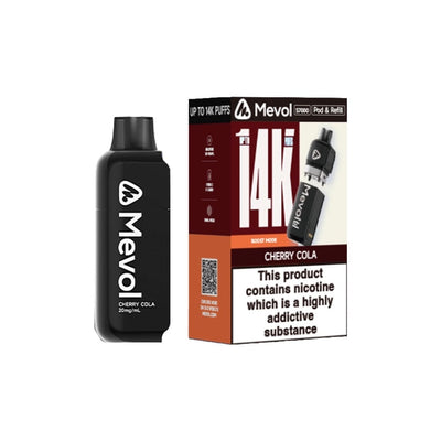 Mevol Vaping Products 20mg Mevol S7000 Prefilled Pod & Refill 14k puffs