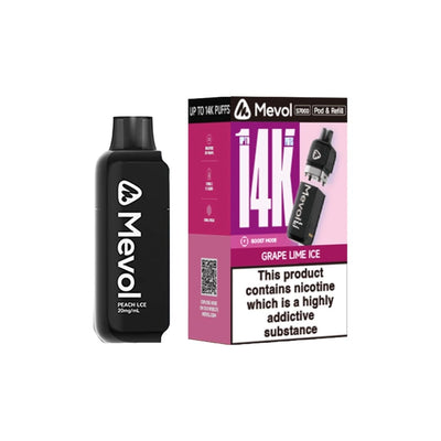 Mevol Vaping Products 20mg Mevol S7000 Prefilled Pod & Refill 14k puffs