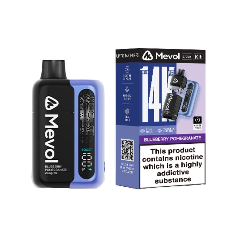 Mevol Vaping Products 20mg Mevol S7000 Prefilled Pod Vape Kit 14k puffs