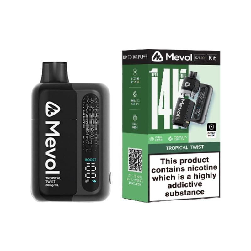 Mevol Vaping Products 20mg Mevol S7000 Prefilled Pod Vape Kit 14k puffs