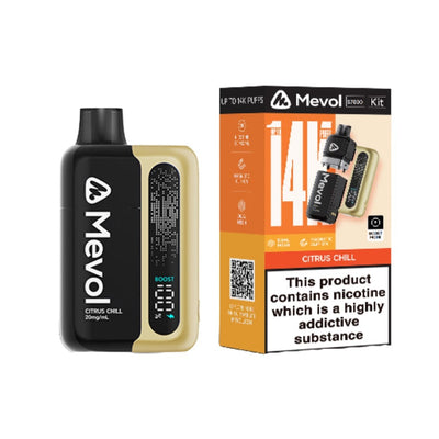 Mevol Vaping Products 20mg Mevol S7000 Prefilled Pod Vape Kit 14k puffs