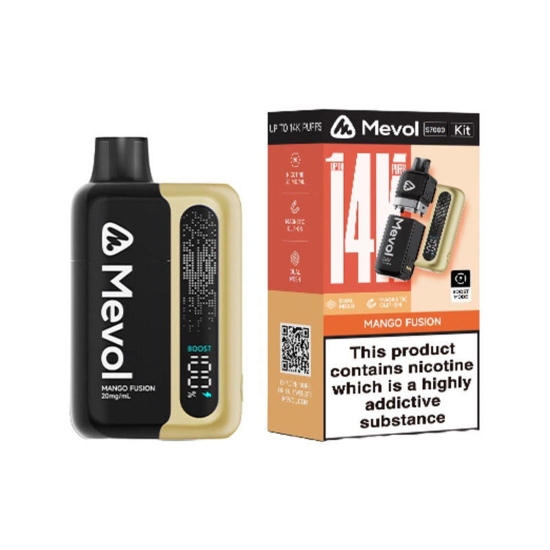 Mevol Vaping Products 20mg Mevol S7000 Prefilled Pod Vape Kit 14k puffs