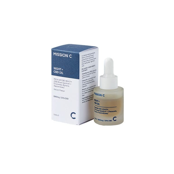 Mission C CBD Products Mission C Night + 2000mg CBD Oil - 10ml