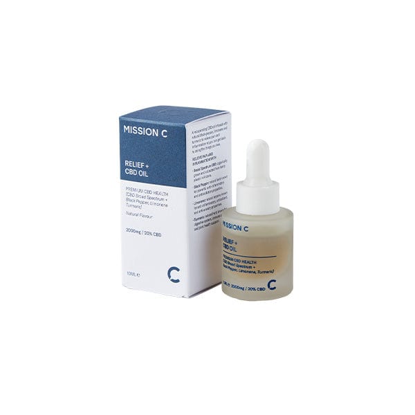 Mission C CBD Products Mission C Relief + 2000mg CBD Oil - 10ml