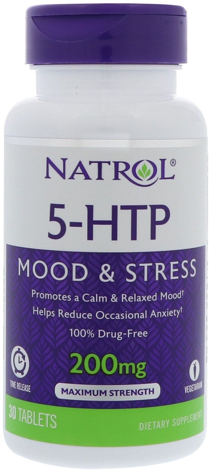 Natrol 5-HTP Time Release, 200mg - 30 tabs