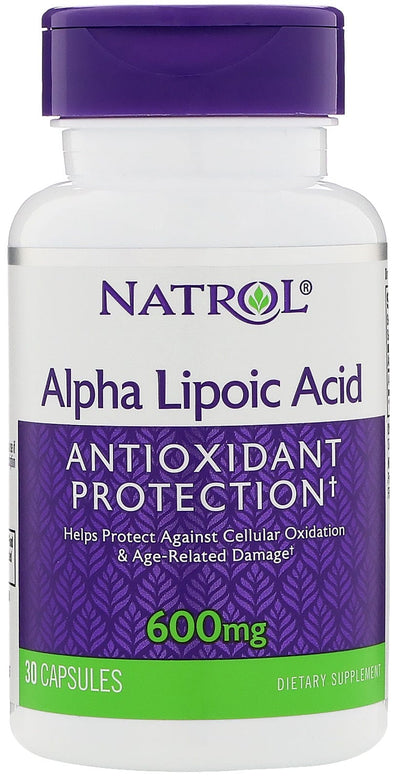Natrol Alpha Lipoic Acid, 600mg - 30 caps