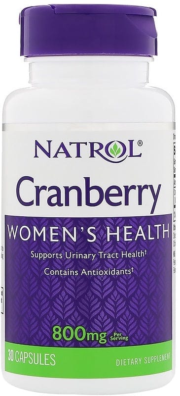 Natrol Cranberry, 800mg - 30 caps
