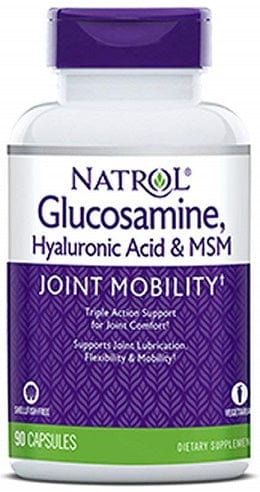 Natrol Glucosamine, Hyaluronic Acid & MSM - 90 caps