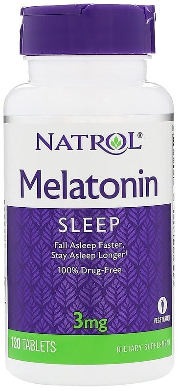 Natrol Nootropics & Supplements Melatonin, 3mg - 120 tabs