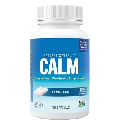 Natural Vitality Health and Wellbeing Calm Magnesium Glycinate - 120 caps