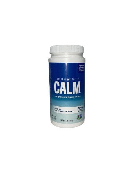 Natural Vitality Health and Wellbeing Calm Magnesium Powder, Unflavoured - 113 grams