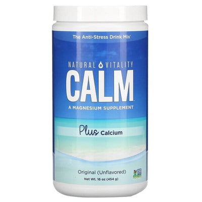 Natural Vitality Natural Calm Plus Calcium, Unflavored - 454g