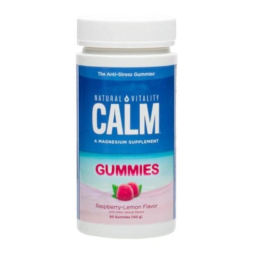 Natural Vitality Supplements Calm Gummies, Raspberry Lemon - 60 gummies