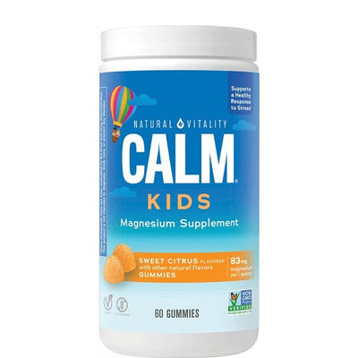 Natural Vitality Supplements Calm Kids Gummies, Sweet Citrus - 60 gummies